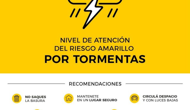 alerta amarillo